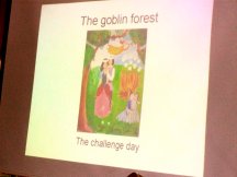 It was an amazing talk given in the form of a fairy tale. 