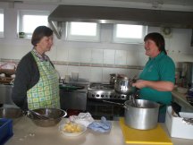 Time for a rest in the kitchen